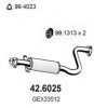 GB4 GEX33512 Middle Silencer